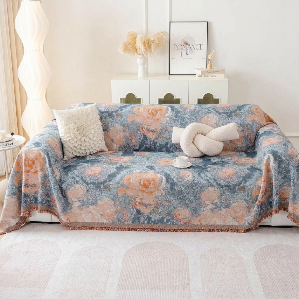 Fresco floral sofa cover | B38