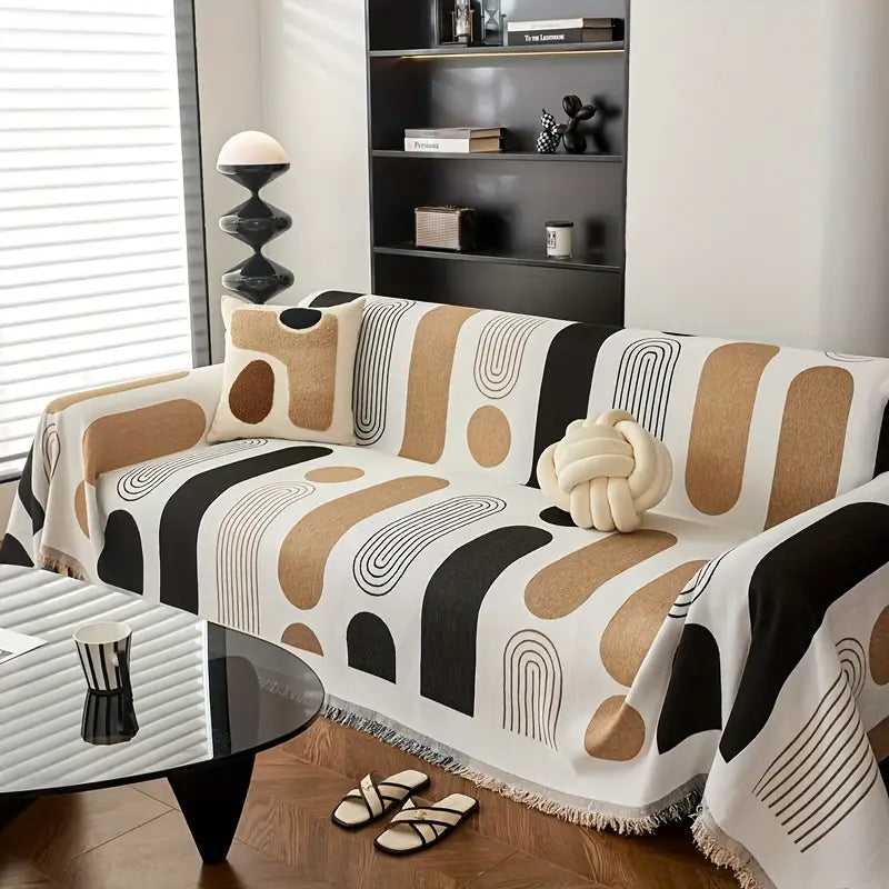 Contemporary Chenille Sofa