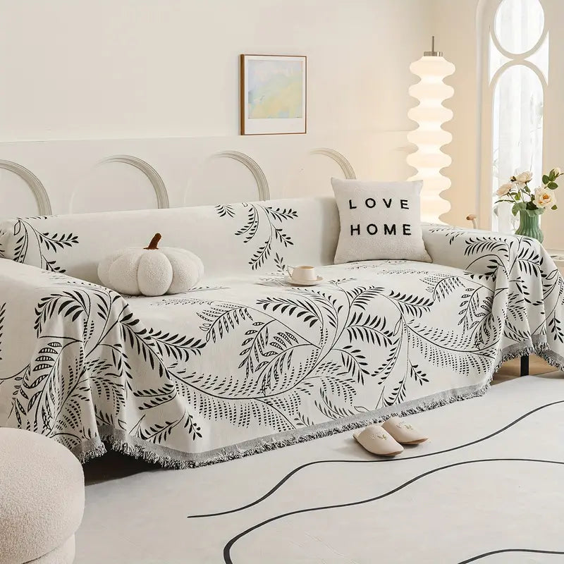 Minimalist Willow Branch Sofa Cover