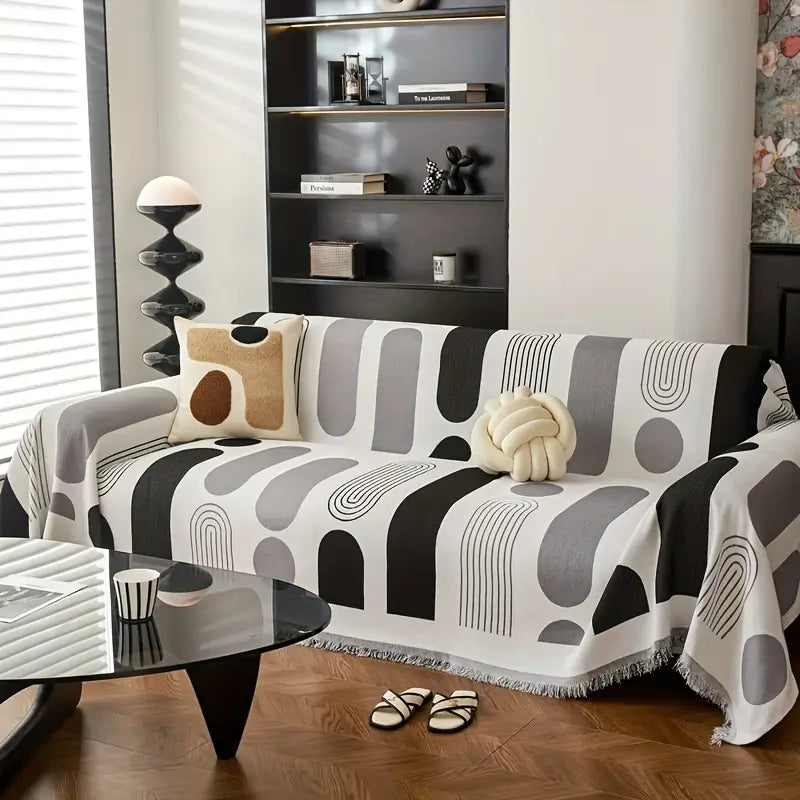 Contemporary Chenille Sofa