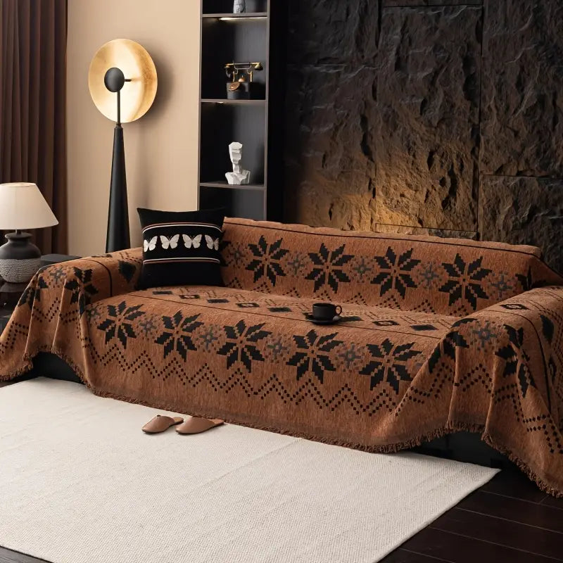 Luxurious Bohemian Style Chenille Sofa Cover