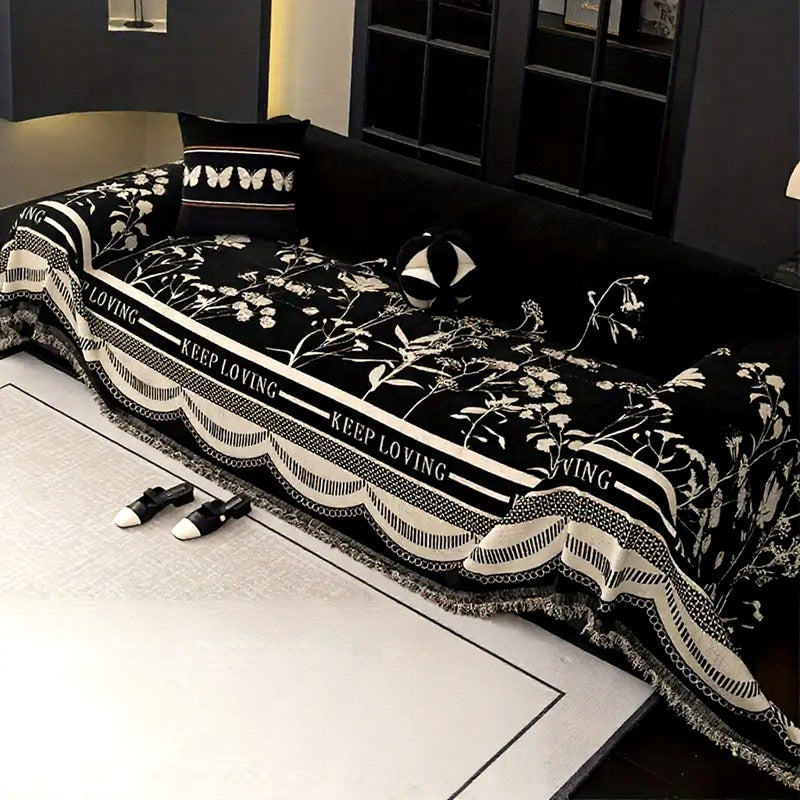 Vintage Chenille Sofa Cover
