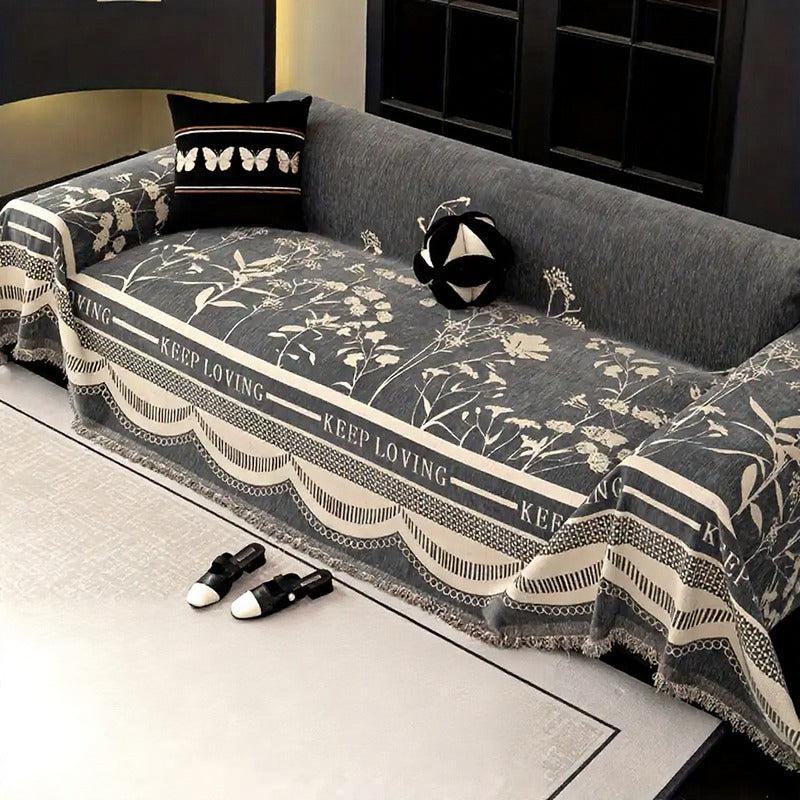 Vintage Chenille Sofa Cover