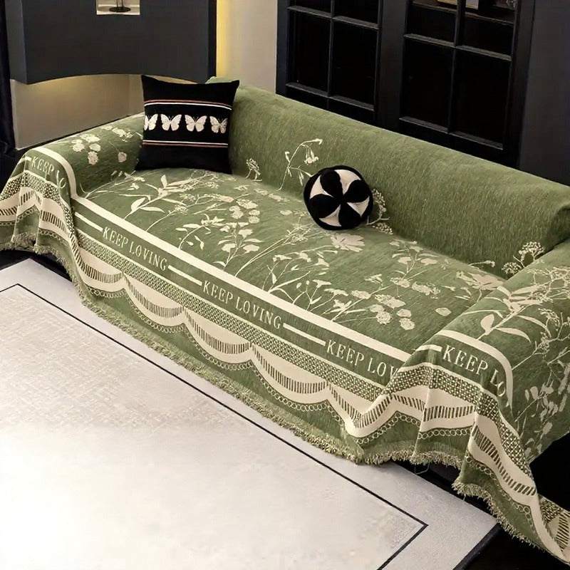 Vintage Chenille Sofa Cover