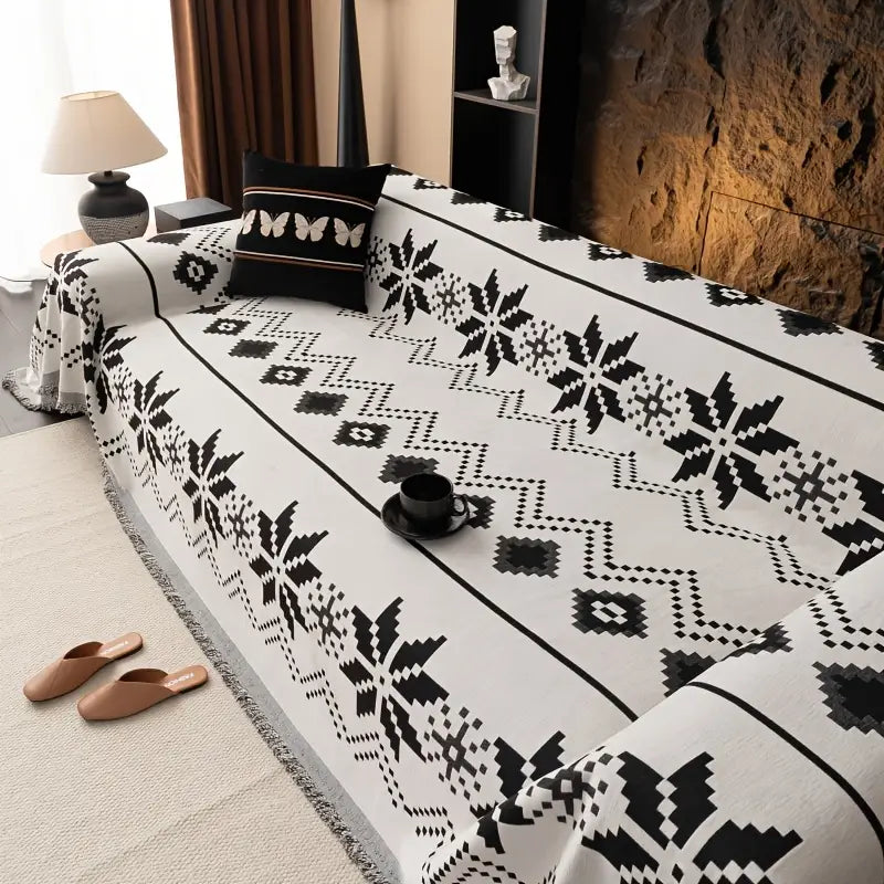 Luxurious Bohemian Style Chenille Sofa Cover