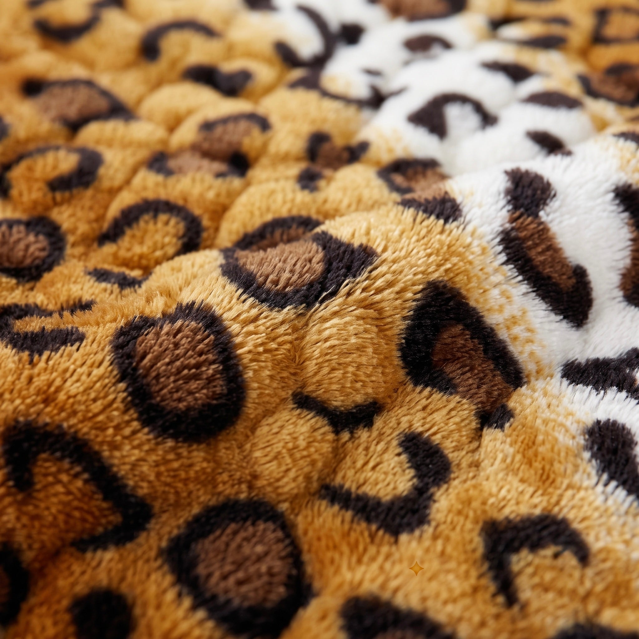 Exquisite Leopard Boxy Bubble 4-Piece Bedding Set