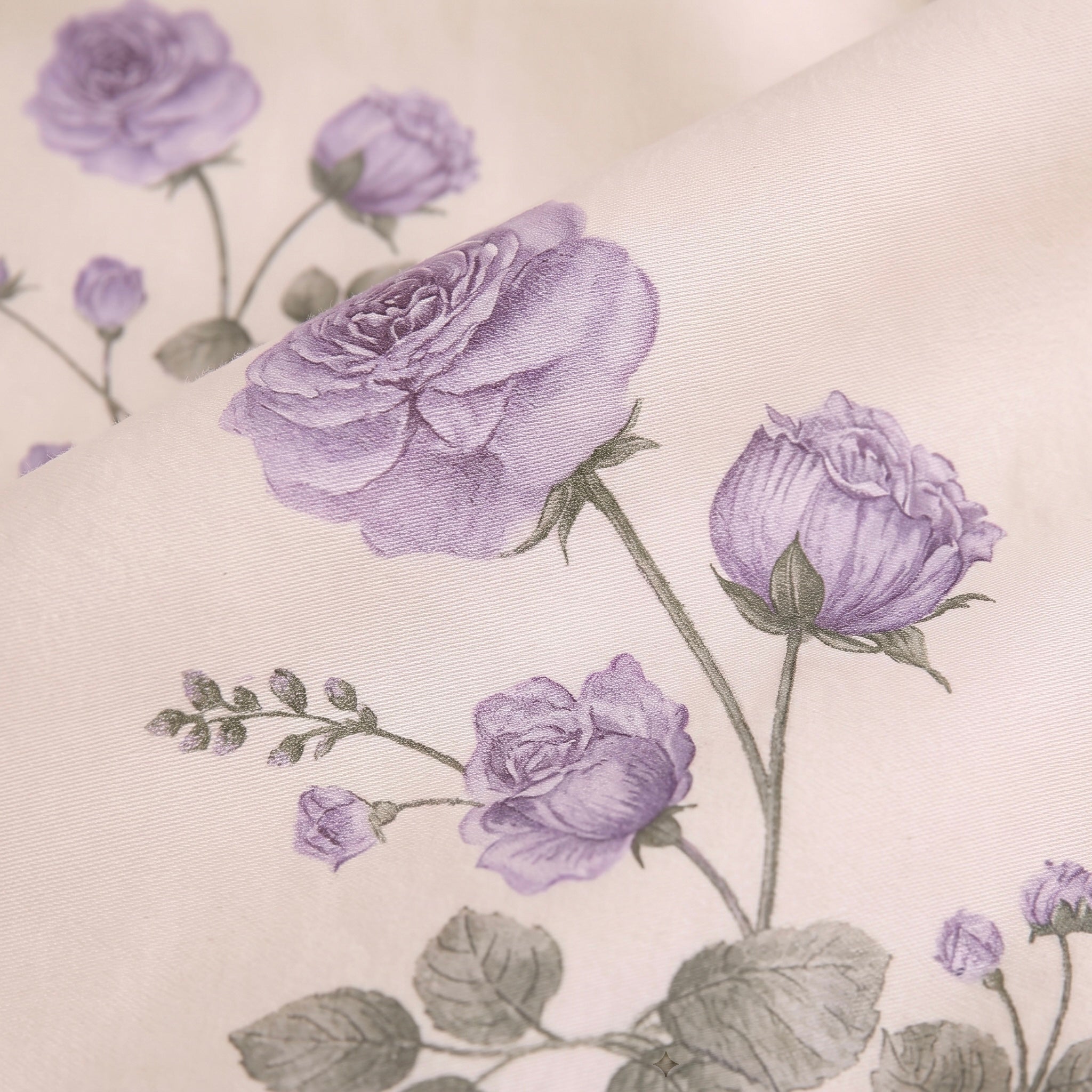Vintage Lilac Blossom 3-Piece Bed Set