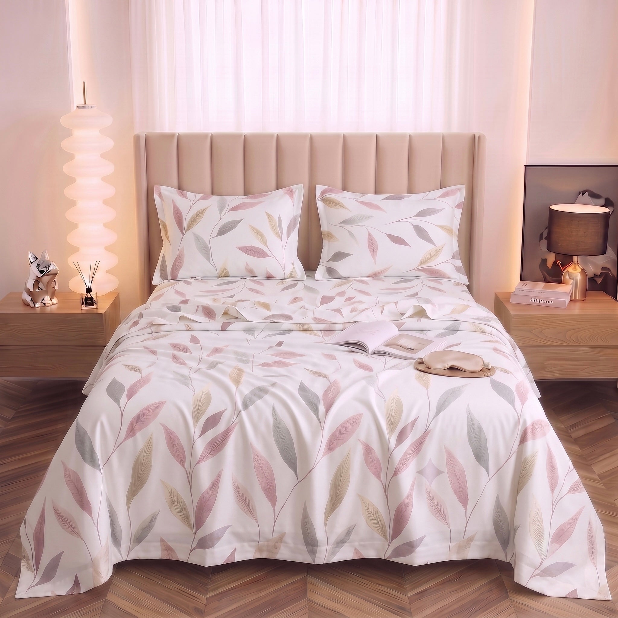 Whispering Willow Blush & Sage 3-Piece Bed Set