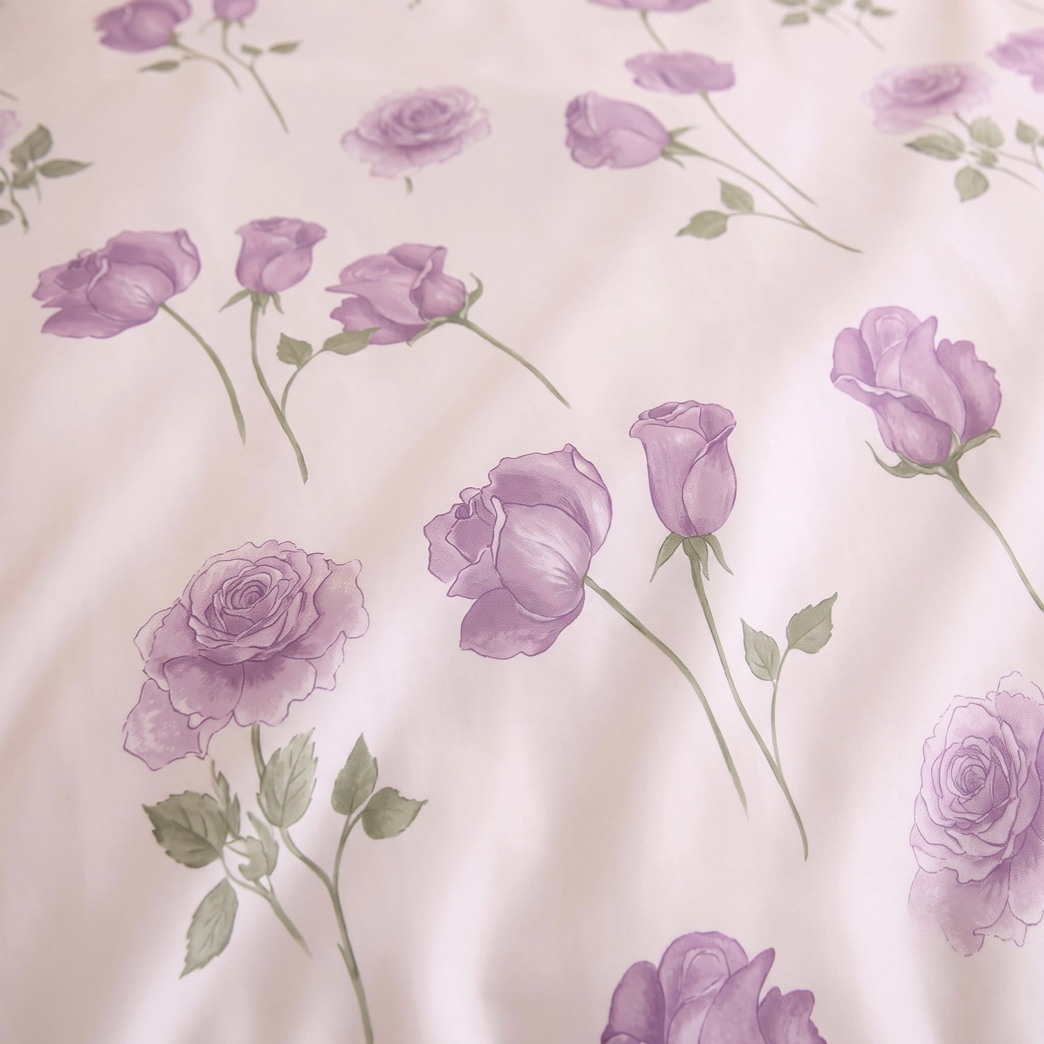 Serene Lavender Floral Bloom Bedding 3-Piece Set