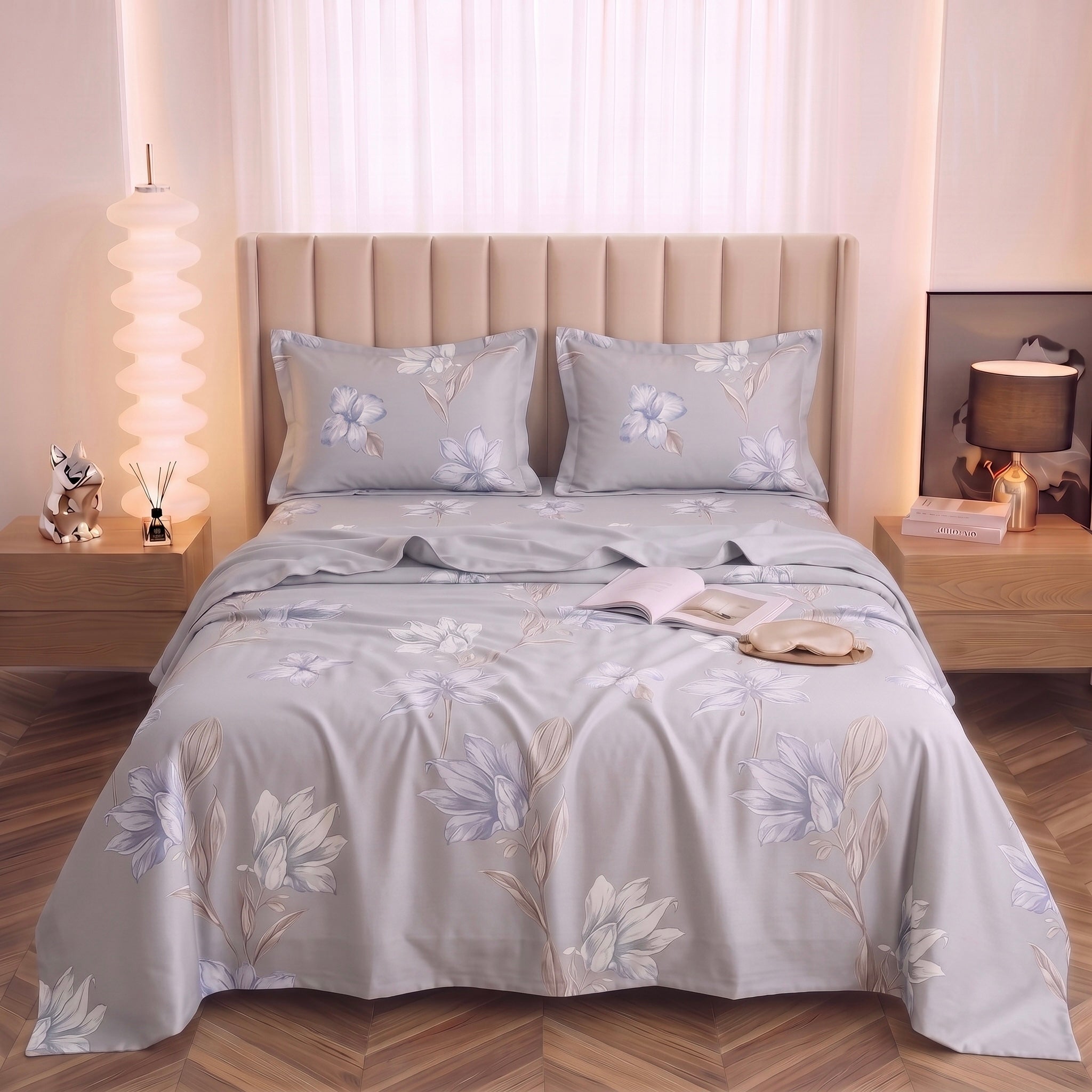 Serene Bloom 3-Piece Bedding Set