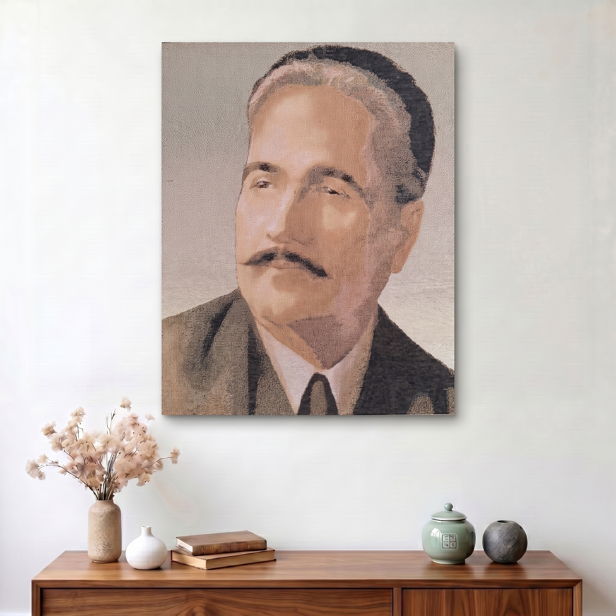 Shair-e-Mashriq Masterpiece | Premium Jacquard Wall Art