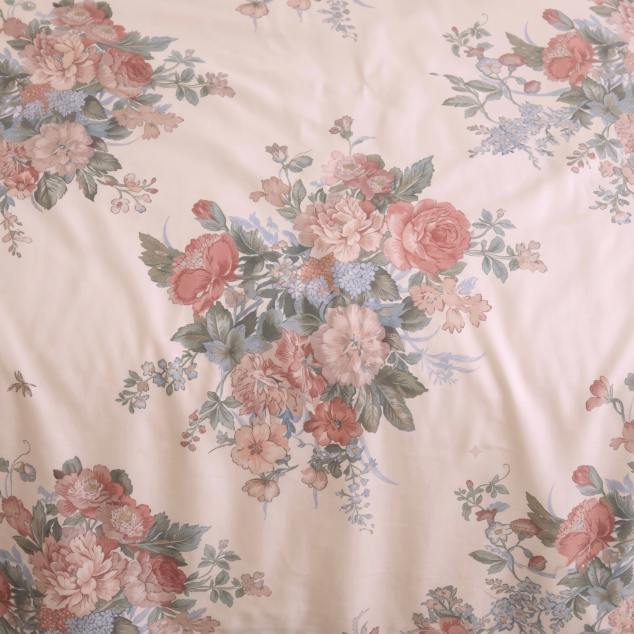 Antique Floral Bouquet 3-Piece Bed Set