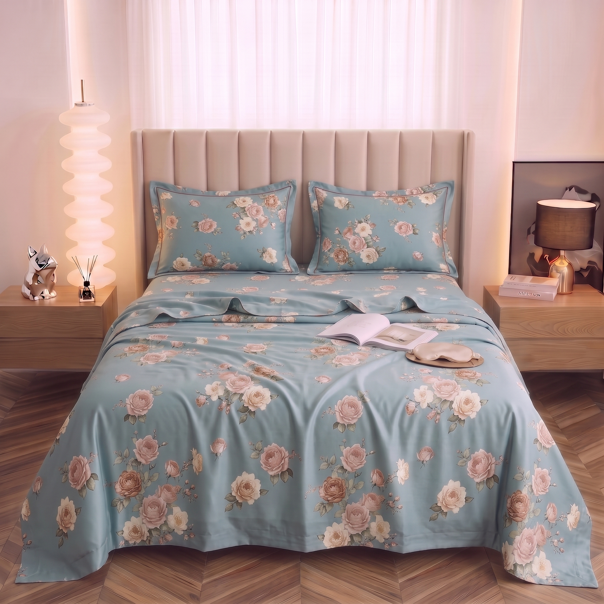 Exquisite Rose Bouquet Deluxe 3-Piece Bedding Set
