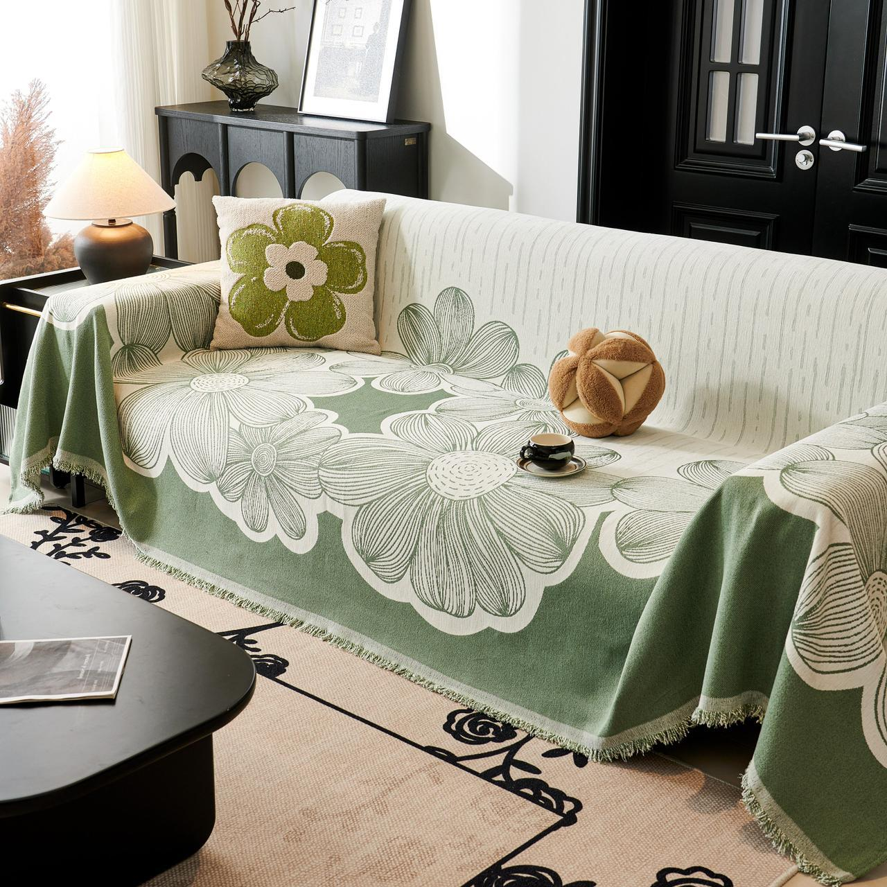 Eco floral sofa cover | B40