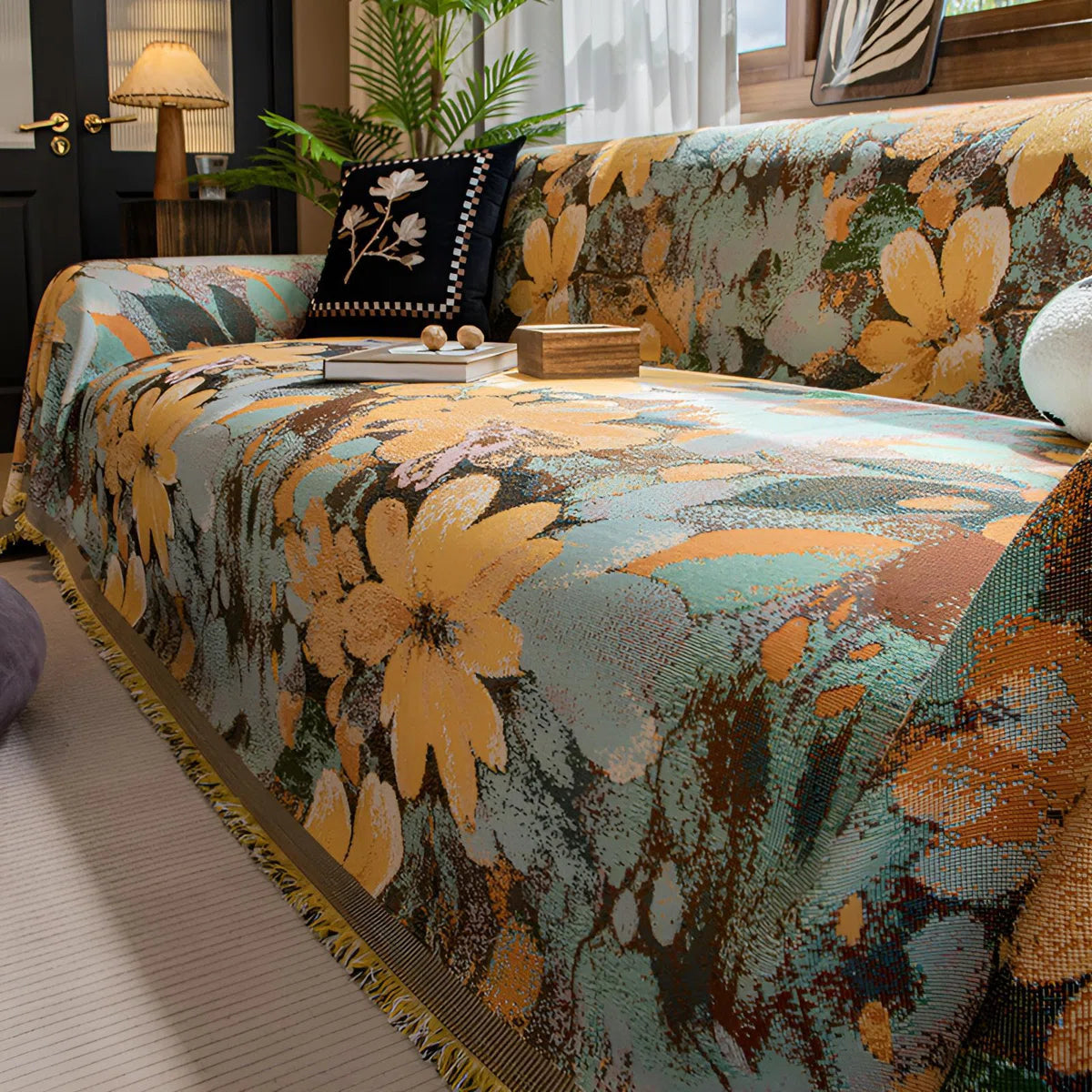 Non-Slip Retro Sofa Cover