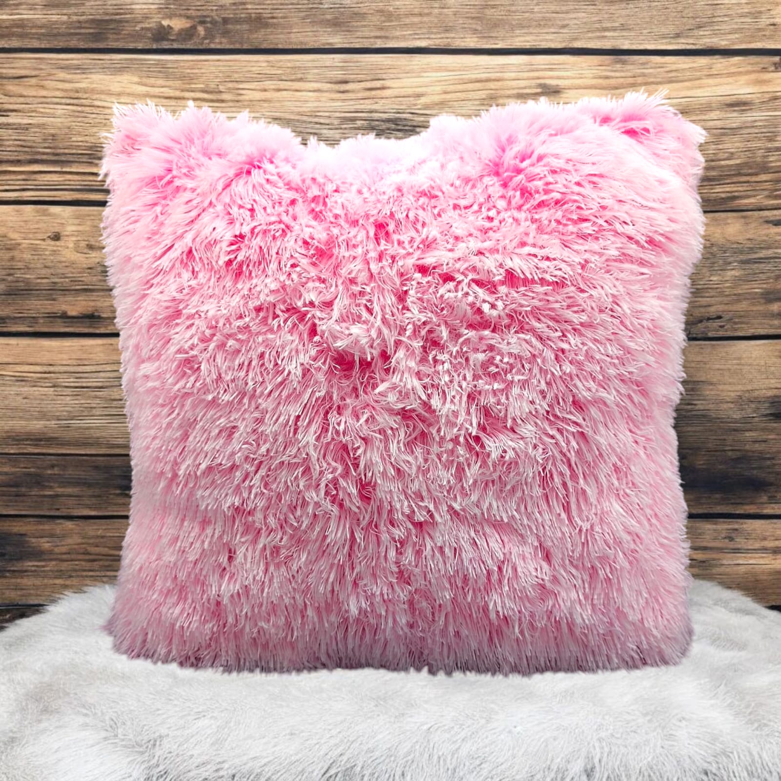 Superior Shaggy Chic Plush Covers - Pink
