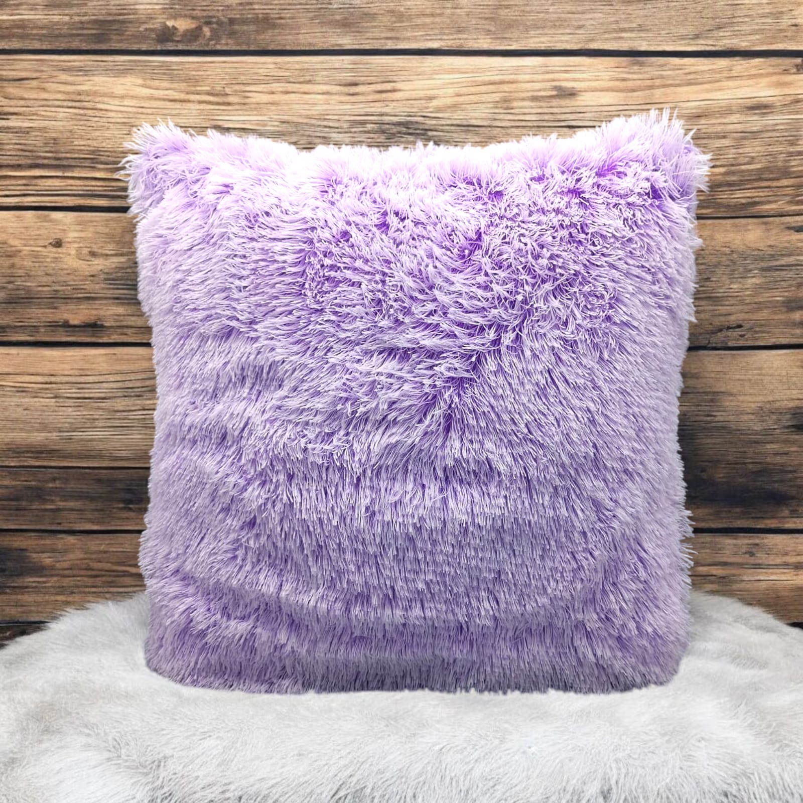 Superior Shaggy Chic Plush Covers - Purple